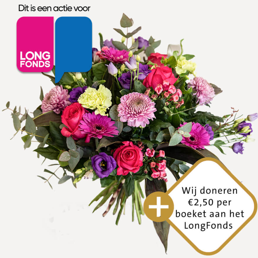 In samenwerking met Fleurop en Longfonds heeft #flowers4oxygen een boeket samengesteld.