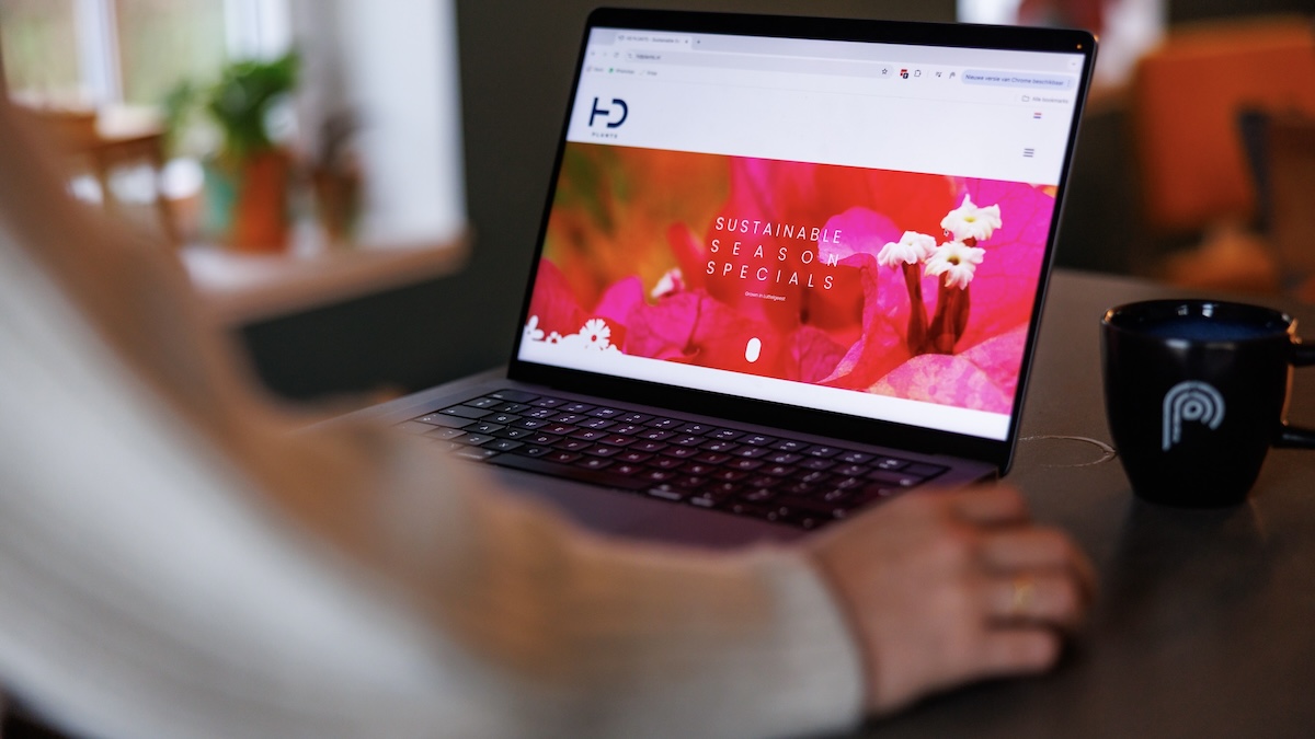 Website ontwikkeld voor HD Plants